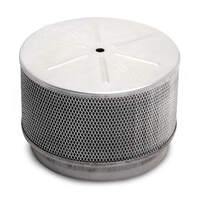 Holley Flame Arrestor Aluminium Natural 5.75 in. Diameter x 3.75 in. Overall Height 5.125 in. Inlet HL720-12