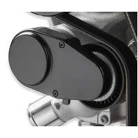 Holley Accessory Belt Tensioner Dress-Up Cover Mid Mount Accessory Drive Aluminium Black HL97-158