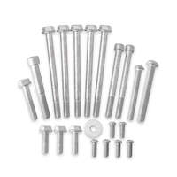 Holley Water Pump Bolts Steel Nickel Finish Internal Allen/Hex Head GM LS Engines Kit HL97-162