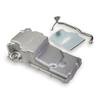 Holley GM LS Retro-fit Oil Pan Xtra Front Clearance Pan 1955-1987 Rear Pick Up