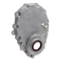 Holley Vortec/Small Block Timing Chain Cover w/o Crank Sensor provision Natural Finish (Carb) HY21150