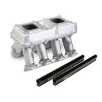 Holley Intake Manifold EFI Hi-Ram 11.08/11.08 in. Height 7000-8000 RPM GM LS3/L92 Satin HY300115