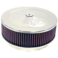 K&N S/S Custom Air Cleaner Filter 9 x 2-3/4" Neck Size 7-5/16" 186mm Dominator