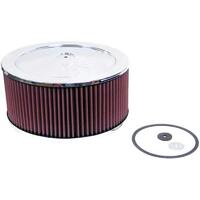 K&N Chrome Custom Air Cleaner Filter 11 x 5" Neck Size 5-1/8" 130mm 60-1200