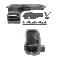 Moroso Road Race Oil Pan, Fabricated Aluminium, 6.15L Suit 2001-2007 Mitsubishi EVO 7, 8, 9