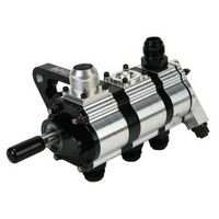 Moroso Dry Sump Pump T3 Series 3-Stage, 1.200" Pressure, 1.700" Scavange Suit Bodied Cars, LHS Mount