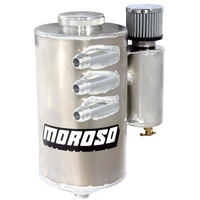 Moroso Dry Sump Tank, 13", 4.7Ltr Capacity, (3) -12AN With Integral Breather Tank.