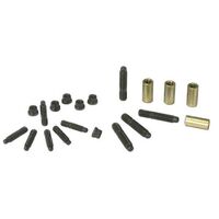 Moroso Oil Pan Studs Black Oxide Hex Nut Chevrolet Big Block Kit