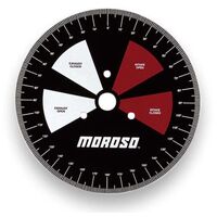 Moroso Degree Wheel Steel Black 11in. Dia. Each