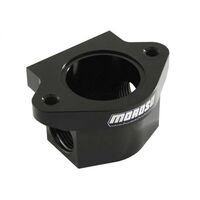 Moroso Water Neck Billet Aluminium Black Anodized 0 Degree Each