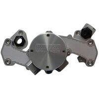 Moroso Water Pump Electric 55 gpm Billet Aluminium Clear Anodized Chevrolet For GMC Pontiac Each