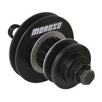 Moroso Oil and Vacuum Pump Drive Racing Aluminium V-Belt Pulley Chevrolet Small Block Long Water Pump Kit