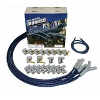 Moroso Spark Plug Wires Ultra 40 Spiral Core 8.65mm Blue 135 Degree Boots Universal V8 Set