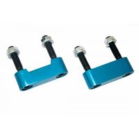 Moroso U-Joint Girdles Aluminium Light Blue Anodized For Ford 9in. Set