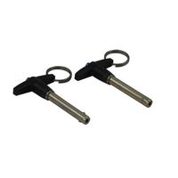 Moroso Pins Quick-Release 12 800 lbs. Double Shear Load Steel 5/16in. Dia. 1.5in. Length Pair