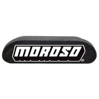 Moroso Hood Scoop Plug Black Moroso Logo Trim to Fit 3.5in. x 14.25in. Each