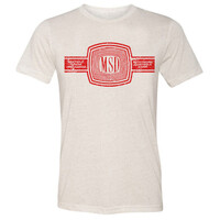 MSD T-Shirt Vintage Logo Cream Men's Large  MSD-10167-LGMSD