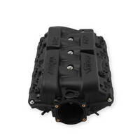 MSD Intake Manifold Atomic AirForce 103mm 2-Piece Polymer Black Black Letters For Chevrolet LS7  MSD-27013