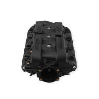 MSD Intake Manifold Atomic AirForce 103mm 2-Piece Polymer Black Black Letters For Chevrolet LS1 LS2 LS6  MSD-27023