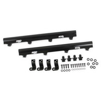 MSD Fuel Rails Atomic EFI Billet Aluminium Black Anodised for use with LS1/2/6 AirForce Manifold Kit MSD-2720