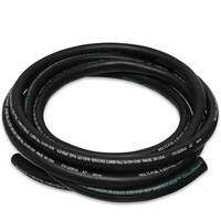 MSD Fuel Hose 3/8 in. Size Rubber Black 15 ft. Length Atomic EFI  MSD-2927