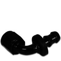 MSD Hose End 6AN Fitting 90 Degree Socketless Black  MSD-2935