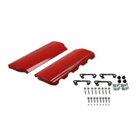 MSD Ignition Coil Covers Atomic LS Aluminium Red Logo For Chevrolet Pair MSD-29701