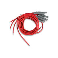 MSD Spark Plug Wires Copper Silicone Multi-Angle 8.5mm Dia. Red Universal V8 Set MSD-31199