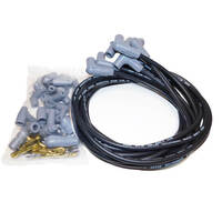 MSD Spark Plug Wires Copper Silicone 90 Degree 8.5mm Dia. Black Universal V8 Set MSD-31233