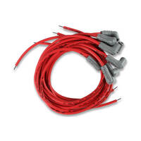 MSD Spark Plug Wires Copper Silicone 90 Degree 8.5mm Dia. Red Universal V8 Set MSD-31239