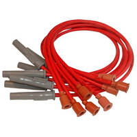 MSD Spark Plug Wires Super Conductor Spiral Core 8.5mm Red Multi-Angle Boots For Chrysler Small Block V8 MSD-31309