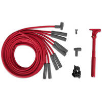 MSD Spark Plug Wires Copper Silicone Hemi 8.5mm Dia. Red Pro Drag Racing Set MSD-31539