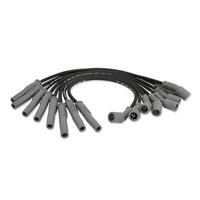 MSD Spark Plug Wires Ferro-Spiral Silicone Straight bendable up to 45 Degree 8.5mm Dia. Black Set MSD-31633