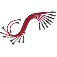 MSD Spark Plug Wires Super Conductor Spiral Core 8.5mm Red Multi-Angle Boots For Chevrolet For GMC 454 Set MSD-31809