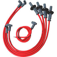 MSD Spark Plug Wires Super Conductor Spiral Core 8.5mm Red Stock Boots For Volkswagen H4 Set MSD-31939