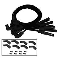 MSD Spark Plug Wires Copper Silicone Multi-Angle 8.5mm Dia. Black GM LS Engines Set MSD-32073