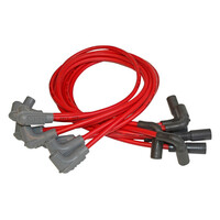 MSD Spark Plug Wires Super Conductor Spiral Core 8.5mm Red 90 Degree Boots For Chevrolet 5.7L Set MSD-32159