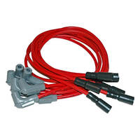 MSD Spark Plug Wires Super Conductor Spiral Core 8.5mm Red 90 Degree Boots For Chevrolet For GMC 5.7L Set MSD-32169