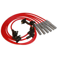 MSD Spark Plug Wires Super Conductor Spiral Core 8.5mm Red Stock Boots For For Ford 3.8L V6 Set MSD-32289