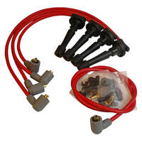 MSD Spark Plug Wires Super Conductor Spiral Core 8.5mm Red Stock Boots for use on For AcuraÂ® 1.7/1.8L L4 Set MSD-32329