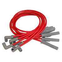 MSD Spark Plug Wires Super Conductor Spiral Core 8.5mm Red Multi-Angle Boots For Dodge 5.9L V8 Set MSD-32979