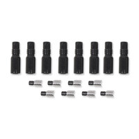 MSD Spark Plug Boot Kit Replacement Black Boot And Terminal Straight LS/LT Style Set of 8 MSD-33028