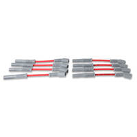 MSD Spark Plug Wires Copper Silicone Multi-Angle 8.5mm Dia. Red GM LS Engines Set MSD-33829