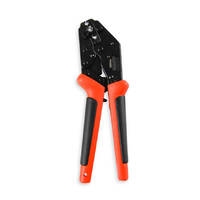 MSD Wire Crimping Tool Steel Cushion Handle Adjustable Ratchet Mechanism Removable Crimping/Stripping Jaws  MSD-35051