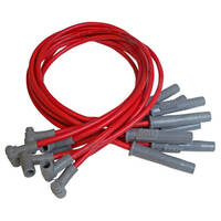 MSD Spark Plug Wires Super Conductor Spiral Core 8.5mm Red Multi-Angle Boots AMC 290-401 V8 Set MSD-35859