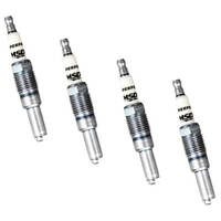 MSD Spark Plug Standard Tapered Seat Iridium 16mm Thread 0.8125 Reach 9/16 Hex Set of 4 MSD-37164