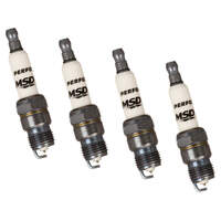 MSD Spark Plug Standard Tapered Seat Iridium 14mm Thread 0.4375 Reach 5/8 Hex Set of 4 MSD-37224