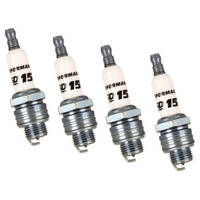 MSD Spark Plug Standard Tapered Seat Iridium 18mm Thread 0.4375 Reach 13/16 Hex Set of 4 MSD-37444