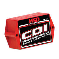 MSD Ignition Box CDI Digital Programmable Timing Curve Rev Limiters Red Single Cylinder  MSD-4217