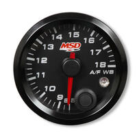 MSD Air Fuel Gauge 2-1/16in. Standalone Wideband Air/Fuel Gauge Black Face MSD-4650